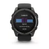 Garmin fenix 8 Solar Sapphire reloj inteligente 51 mm, 1,4" AMOLED 280 x 280 pantalla táctil, GPS, Wi-Fi, titanio, correa de silicona negra