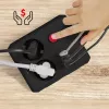 Regleta Maclean MCE388 B, 2 tomas, 3x USB, 110-240 V, 2500 W, 3 m, negra