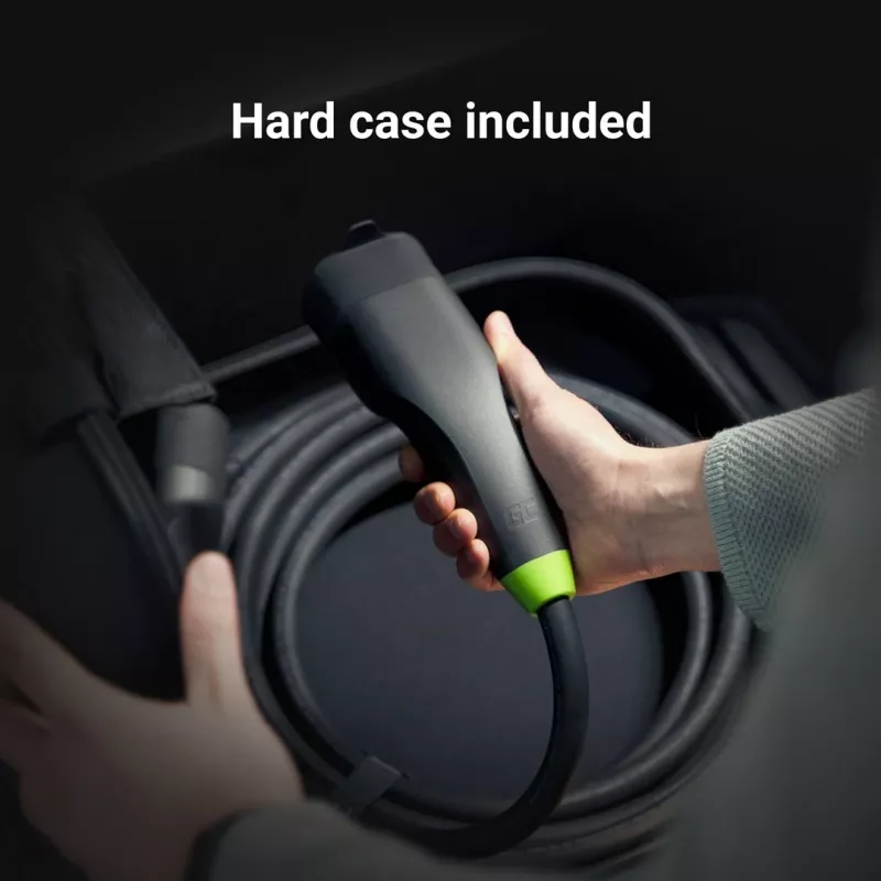 Cable de carga Green Cell EVKABGC03 — Tipo 2, 5 m, 11 kW, para vehículos eléctricos