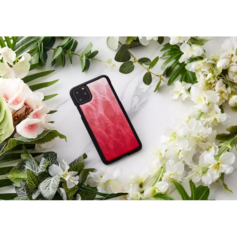 Funda para smartphone iKins para iPhone 11 Pro Max – pink lake con borde negro