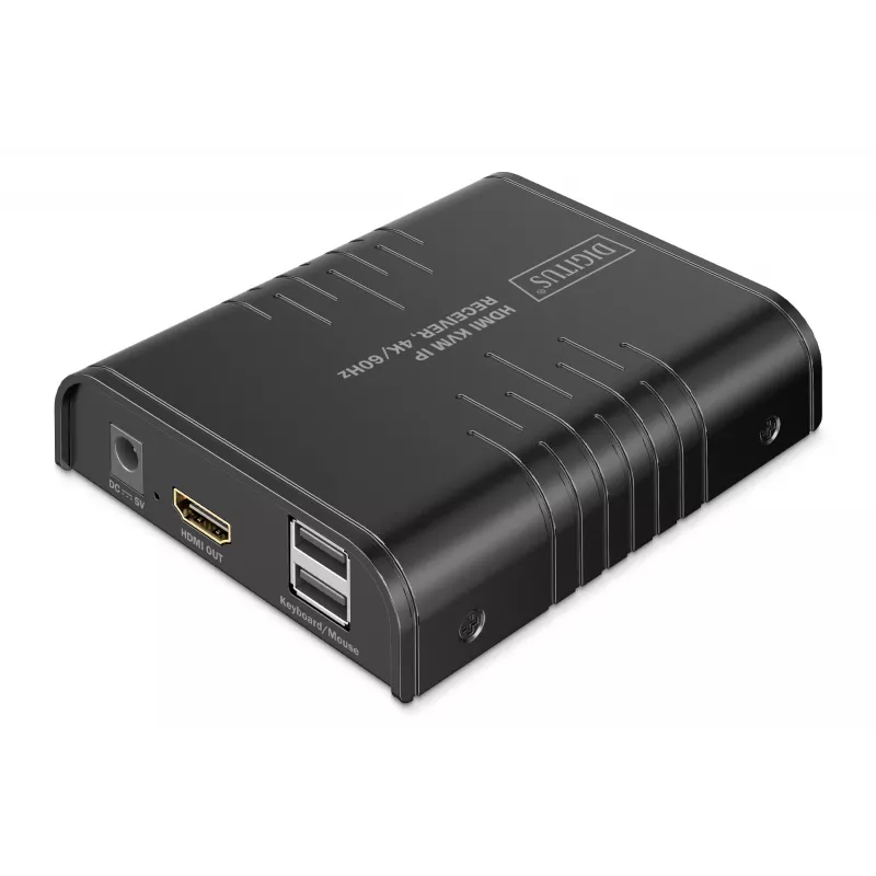 Digitus HDMI KVM IP Receptor 4K/60Hz Cableado 200m