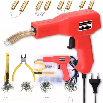 Extralink set de soldadura de plástico / soldador con 200 grapas
