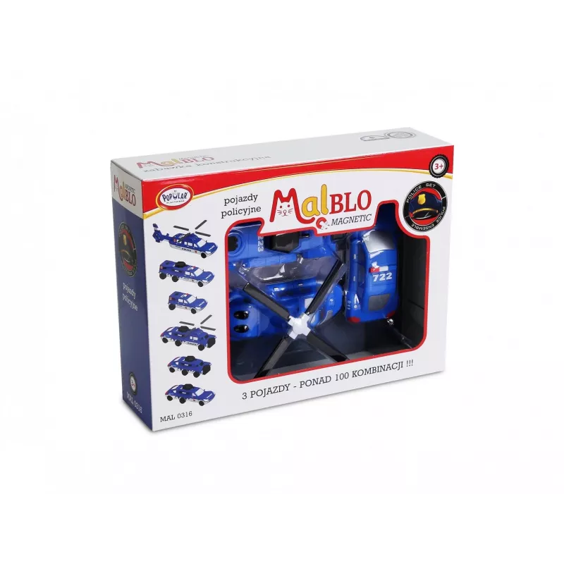 Set de vehículos Popular Playthings Mix or Match Vehicles Police