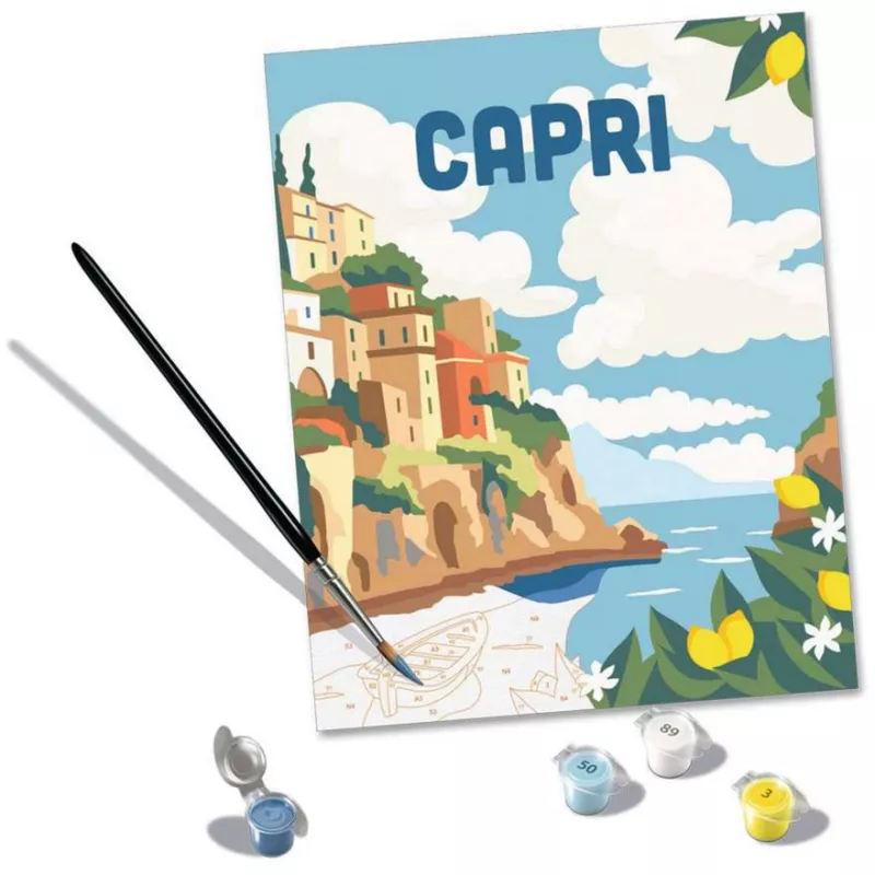 Set de pintura Ravensburger CreArt Capri – set de pintura sobre lienzo de Ravensburger