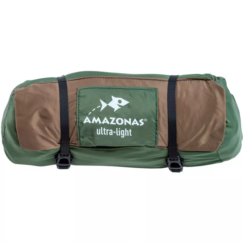 Hamaca mosquitera Adventure Thermo AZ-1030430, hamaca de camping Verde/Marrón