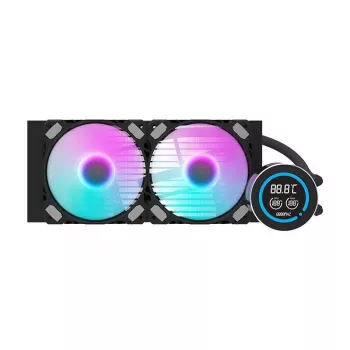 Radiador Darkflash DN-D240 240mm negro — radiador de refrigeración líquida para sistemas de refrigeración líquida de PC
