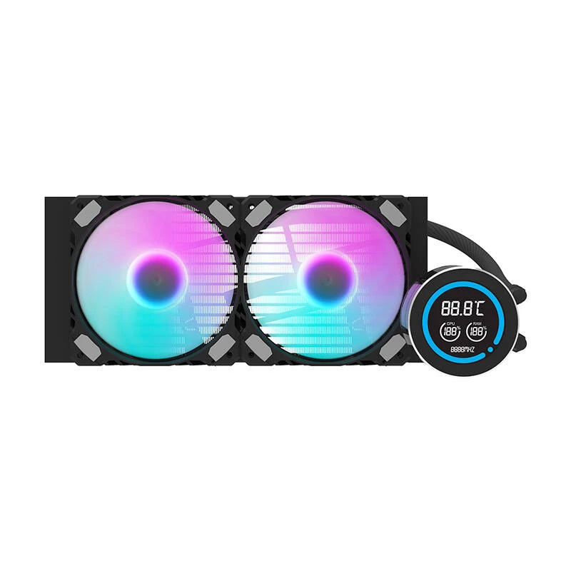 Radiador Darkflash DN-D240 240mm negro — radiador de refrigeración líquida para sistemas de refrigeración líquida de PC