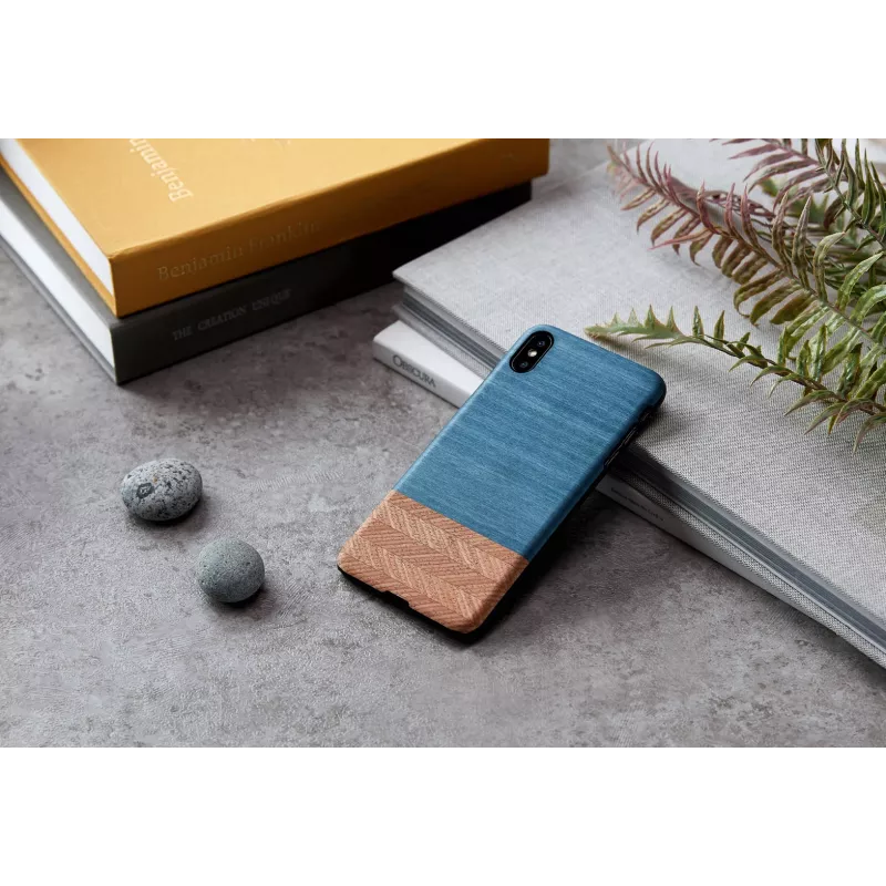 Funda para smartphone man and wood para iPhone XS Max — Denim negro