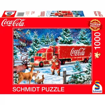 Puzle Schmidt Spiele Coca Cola Christmas Truck 1000 piezas