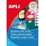 Etiquetas adhesivas agipa Etiquetas universales ovaladas 63,5 x 42,3 mm crema para impresoras de inyección de tinta y láser, fotocopiadoras – 1 unidad