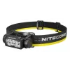 Linterna frontal Nitecore HC60 UHE con batería de 4000 mAh, 6-LED, impermeable, resistente a impactos, negro/amarillo