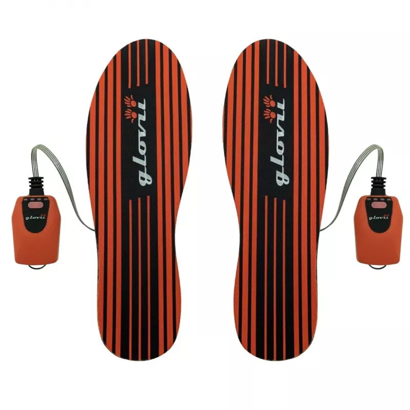 Glovii GW4U protección corporal para deportes de invierno controlada por app para botas de esquí, con pilas, unisex, roja