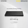Batería externa portátil Nitecore NB10000 — 10000 mAh, USB‑A + USB‑C, 38 W de salida total, gris