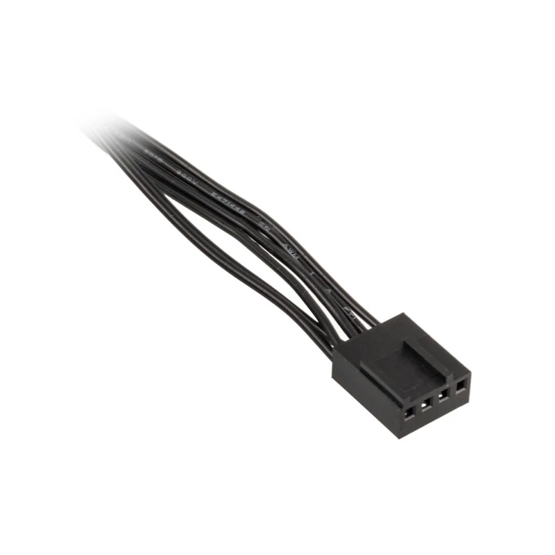 Cable en Y para ventilador Kolink 1 a 4 PWM 35 cm, 4 pines PWM a 4×4 pines PWM + SATA