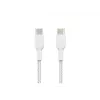 Belkin BOOST CHARGE - cable USB - USB-C de 24 pines (macho) a USB-C de 24 pines (macho) - USB 2.0 - 2 m - blanco