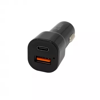 Cargador para coche SBOX CC-038 38W Negro — fuente de alimentación dual USB para vehículos