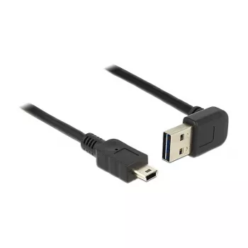 Cable USB DeLOCK 2 m USB 2.0-A a Mini-USB B negro 83544
