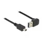Cable USB DeLOCK 2 m USB 2.0-A a Mini-USB B negro 83544