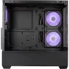 Cooler Master Elite 690 caja de PC, semitorre, ATX, cristal templado - 4 ventiladores ARGB, madera, negro