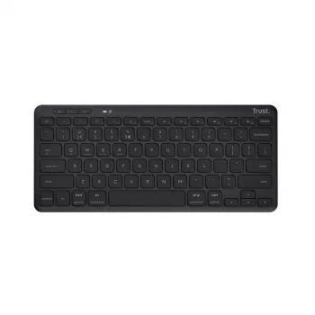 Teclado Trust Lyra universal RF inalámbrico + Bluetooth QWERTY US English negro