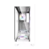 Caja de ordenador Darkflash DS900 (blanco) + 7 ventiladores ARGB