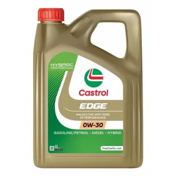 Aceite de motor Castrol EDGE 0W-30 Titanium 1 L — aceite de motor sintético, viscosidad 0W-30, botella de 1 litro