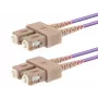 Cable de fibra óptica LOGON AL5SCSC10I/4I OM4 10 m 2x SC a 2x SC (rosa)