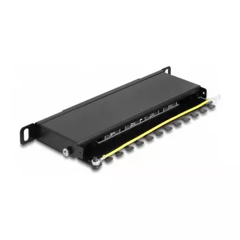 Panel de parcheo DeLOCK 10 pulgadas 8 puertos Cat.6A 0,5U negro