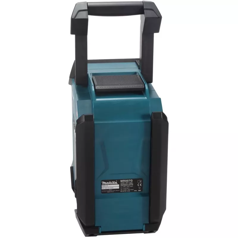 Makita MR007GZ Radio de obra inalámbrica, DAB+/FM, 18V-40V, negro/verde
