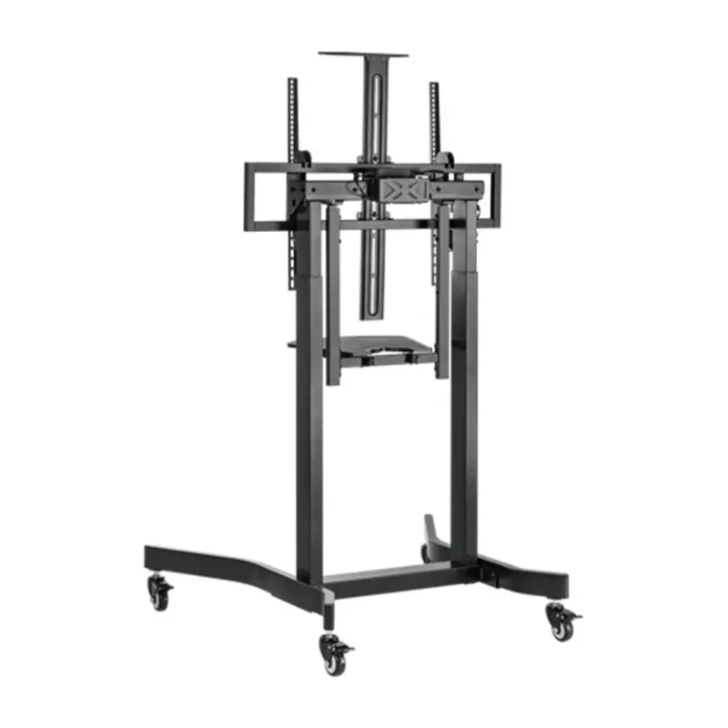 Soporte de TV de suelo con altura motorizada y ruedas GEMBIRD 55-100 pulgadas