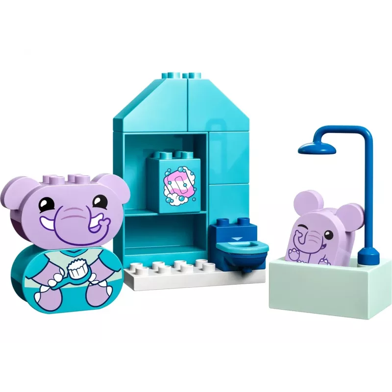 LEGO DUPLO Set de baño divertido 10413 — set de juego de baño para niños pequeños, 15 piezas, edad recomendada 1,5+