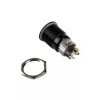 Interruptor/pulsador antivandálico DimasTech 19mm Blackline Dot RGB PD218