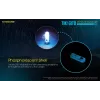 Nitecore TIKI GITD BLUE linterna, serie T, 300 lúmenes