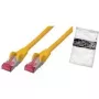 Cable de red ShiverPeaks BS75713-AY amarillo 3 m Cat6a S/FTP