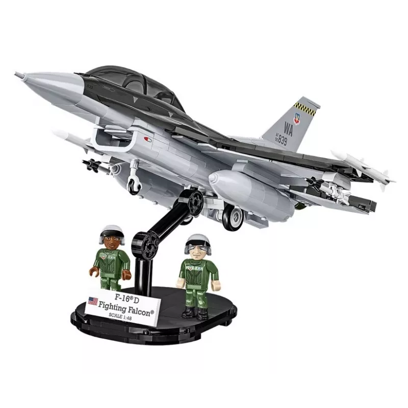 Set de construcción Cobi F-16D Fighting Falcon, 436 piezas, escala no especificada