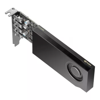 PNY NVIDIA RTX A1000 - tarjetas gráficas - RTX A1000 - 8GB GDDR6 - PCIe 4.0 x8 perfil bajo - 4 x Mini DisplayPort (VCNRTXA1000-PL)
