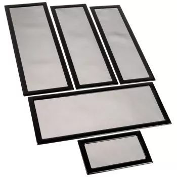 Set de filtros antipolvo Demciflex para Lian Li O11 Dynamic - negro/negro