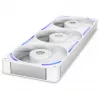 Ventilador de caja para PC NZXT F360X 120 mm blanco, 360×30×120 mm