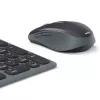 Set de teclado y ratón multi-dispositivo negro gris