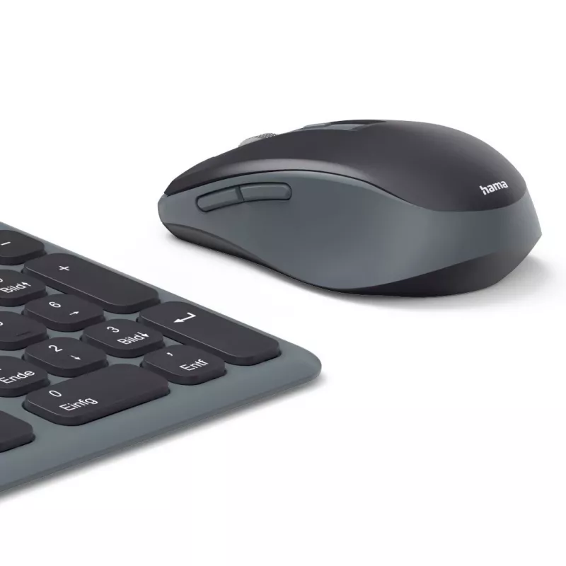 Set de teclado y ratón multi-dispositivo negro gris