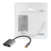 LogiLink CUA0103 cable USB 3.2 Gen1 Type-C a HDMI-A 0,15 m negro gris