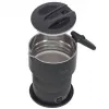 Hervidor de agua eléctrico Adler AD 1377G, capacidad 0,6 L, 600 W, gris, plástico/silicona/acero inoxidable