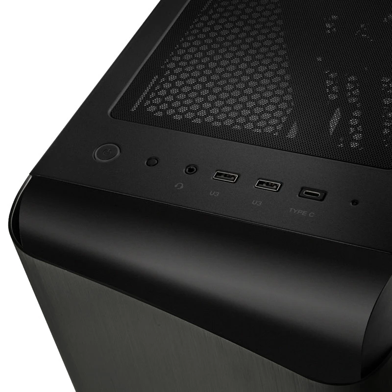 SilverStone Seta A1 Midi-Tower, cristal templado - negro