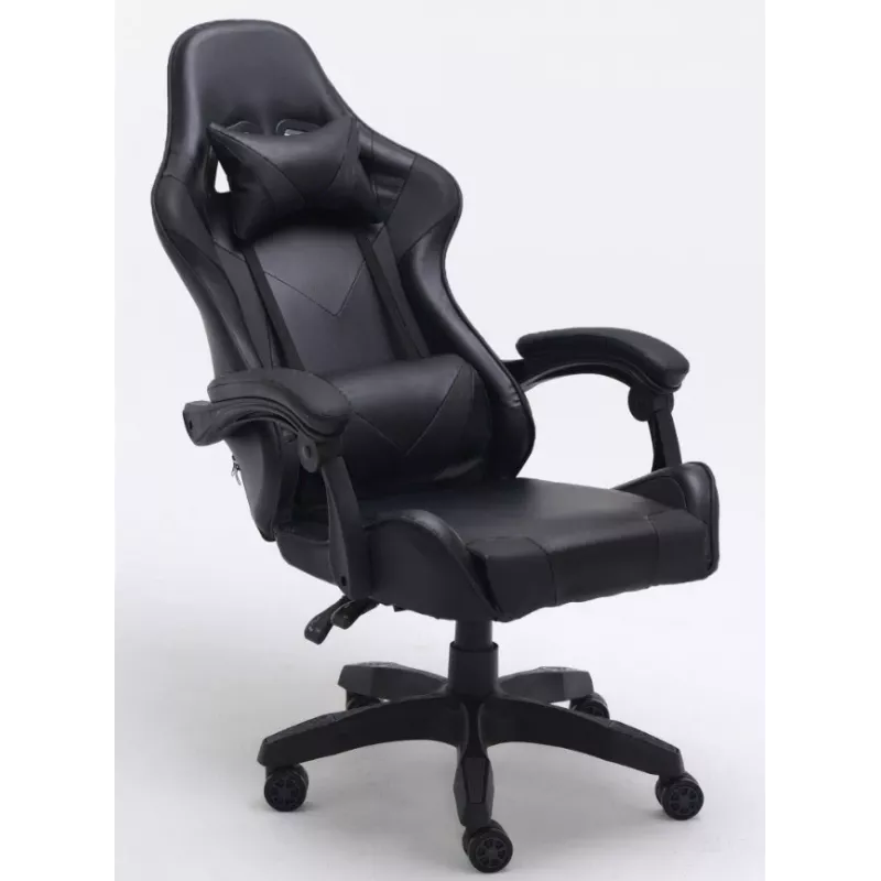 Silla de oficina/informática Topeshop FOTEL REMUS negro, asiento acolchado, respaldo acolchado