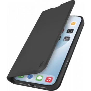 Funda cartera con soporte SBS TEWALIP1766K para iPhone 17 Air — negra — funda cartera con soporte