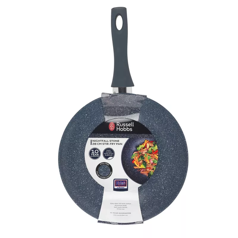 Sartén Russell Hobbs RH00851EU7 28 cm con antiadherente efecto piedra
