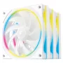Ventilador de refrigeración para PC DeepCool FL12R SE 3in1 blanco — kit de 3 ventiladores, acabado blanco