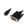 Cable Mini HDMI a DVI-D macho/macho, 1 m, negro