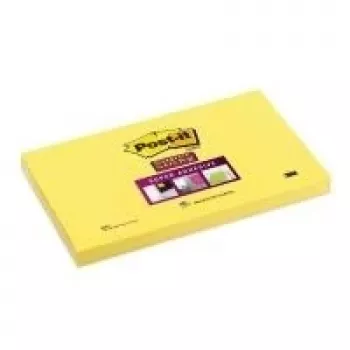 Notas adhesivas 3M Post-it Super Sticky, 127 x 76 mm (655-S)