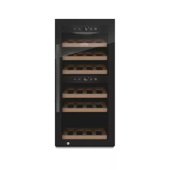 Caso | Smart Wine Cooler | WineExclusive 24 | Clase de eficiencia energética G | Vitrina | Capacidad 24 botellas | Tecnología de refrigeración por compresor | Negro